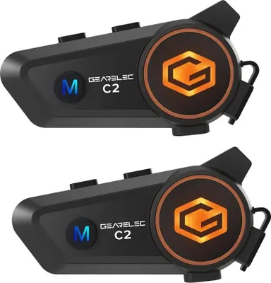 Obrázek produktu pro Sluchátka do motocyklové helmy, Bluetooth interkom, vodotěsné provedení, 2 ks