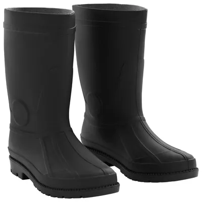 Produktbild von vidaXL Regenstiefel PVC Größe 46 Schwarz