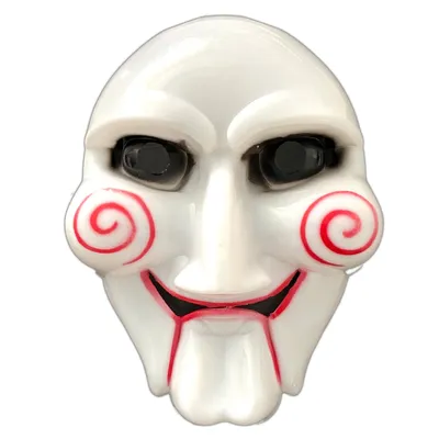 Produktbild von Jigsaw Maske | Jig Saw Fasching Karneval Filmmaske | Halloween Chucky Horror Gesichtsmaske