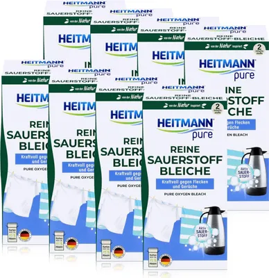 Produktbild von Heitmann pure Reine Sauerstoffbleiche 350g - Ökologisches Bleichmittel(8er Pack)