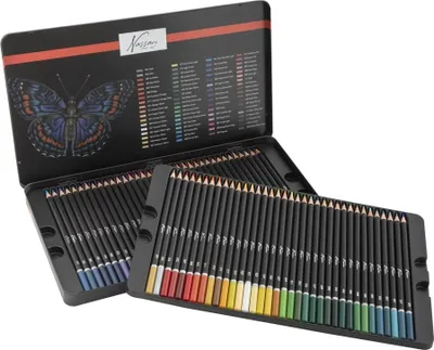 Zdjęcie produktu dla Profesjonalny zestaw 72 kredek w metalowym pudełku, Fine Art, Nassau