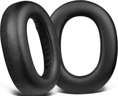 Obrázek produktu pro Profesionální náhradní náušnice pro Jabra Elite 85h Bezdrátové sluchátka, měkká kůže, Zvuková pěna, komfortní a trvanlivá - černá