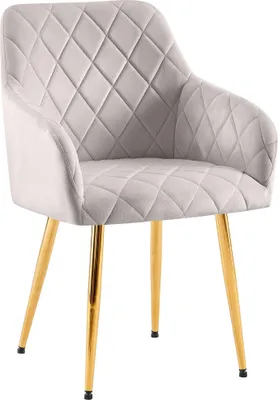 Produktbild von Esszimmerstuhl Monett, Samtbezug, 53 cm Breite, 61 cm Tiefe, 83 cm Höhe