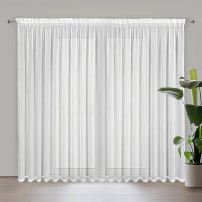 Produktbild von Gardine VANESA weiß 300x270 cm Kräuselband