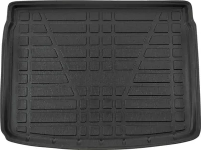 Produktbild von SCOUTT | Kofferraumwanne Laderaumwanne Kompatibel mit Nissan Qashqai 2 2014-2021, mit Hoher Rand, Kofferraum-Schutzmatte, Geriffelt, Aufrollbar, Schwarz