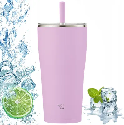 Produktbild von Thermobecher mit Strohhalm für Getränke ZOJIRUSHI SX-HA72H-AM 720 ml Lila