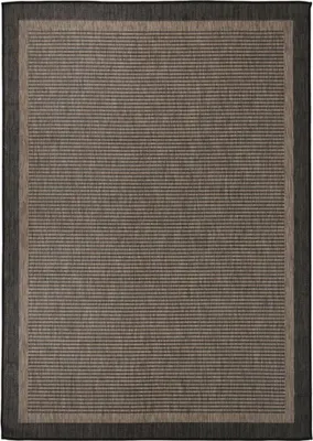 Productafbeelding van Buitenkleed platgeweven 140x200 cm donkerbruin
