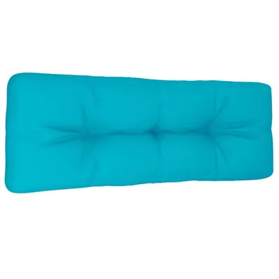 Zdjęcie produktu dla vidaXL Poduszka na palety turkusowa 120x40x12 cm tkanina