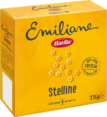 Produktbild von 24x Pasta Barilla - Emiliane - Stelline N.108 - 275g - Italienische Eiernudeln