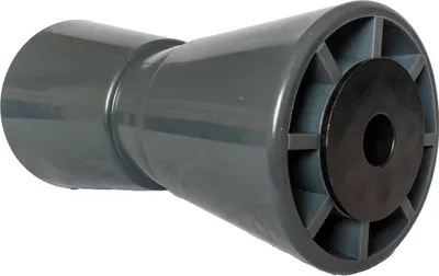 Produktbild von Tulplast 8 Zoll Kielrolle 194 mm für Bootstrailer, Bootsrolle dunkelgrau