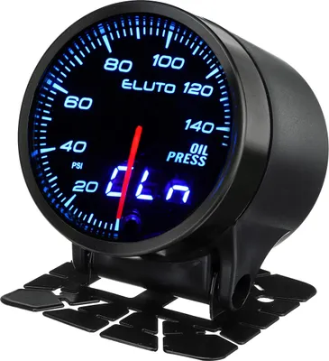 Obrázok produktu pre 2" 52mm indikátor tlaku oleja - PSI Bezkartáčový krokový motor volí 10-farebný displej pre podsvietenie s alarmom senzora