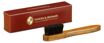 Produktbild von Langer & Messmer Rahmenbürste Rosshaar dunkel