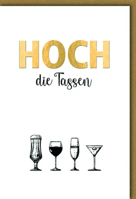 Produktbild von Geburtstag - Glückwunschkarte im Format 11,5 x 17 cm mit Umschlag