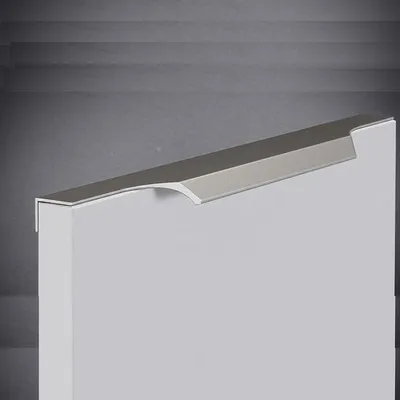 Image de Poignée de meuble profil en aluminium Entraxe 197x16x40mm Chrome Mat Lot de 25