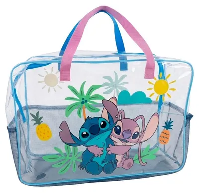 Obrázok produktu pre Plážová taška s motívom Disney Stitch a Angel