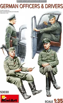 Produktbild von MINIART MA53030 German Officers & Drivers