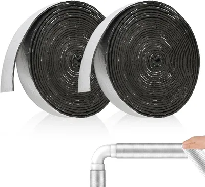 Obrázok produktu pre Izolácia z penovej trubice, 2 role, 10 m x 0,5 cm, Vodotesná, Protipožiarna, Odolná voči poveternostným