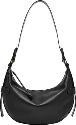 Produktbild von FOSSIL Leder Schultertasche Harwell Hobo Black schwarz