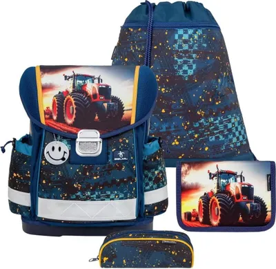 Produktbild von Belmil Schulranzen Set Trekker Traktor "Tractron" 1.Klasse Jungen Einschulung Grundschule CLASSY 2025