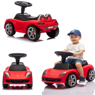 Obrázok produktu pre Lebula – detské odrážadlo s licenciou Porsche, červené auto na odrážanie