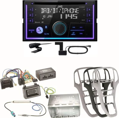 Produktbild von JVC KW-DB95BT Bluetooth Digitalradio Einbauset für Opel Astra J