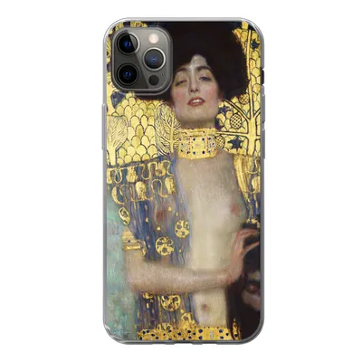 Produktbild von MuchoWow® Handyhülle Schutzhülle Hülle für iPhone 13 Pro Max Judith - Gustav Klimt Silikon Softcase Handy Hülle - Mobiltelefon
