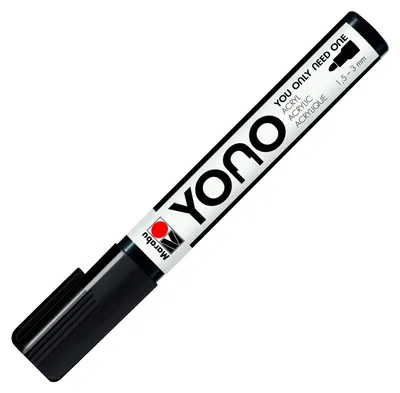 Obrázok produktu pre Marabu Yono Marker čierny 073 1,5-3 mm