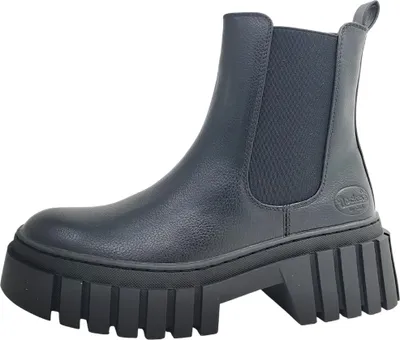 Image de Dockers par Gerli, chaussures pour femmes, bottes, noires, style décontracté