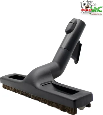 Produktbild von MisterVac Staubsaugerdüse Bodendüse Besendüse Parkettdüse Rosshaardüse  + 2 gratis Filzrollen, kompatibel mit Dirt Devil Paroly M 7009-1