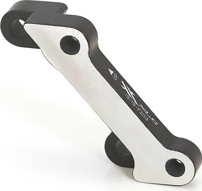 Immagine prodotto di XLC BR-X29 adattatore per freno a disco per forcella IS VR Ø 203mm, HR Ø180mm, nero/argento