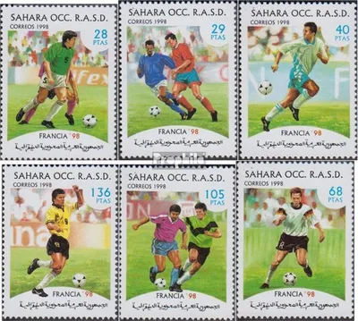 Produktbild von Briefmarken Sahara 1998 Mi Ausgabe der Exilregierung ohne Gültigkeit im int. Postverkehr Nr.46 postfrisch Fußball-WM in Frankreich