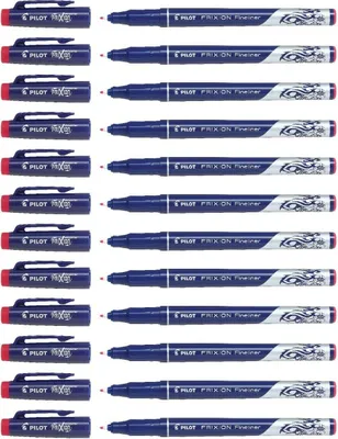 Produktbild von Pilot Frixion Fineliner - 12er-Set rot