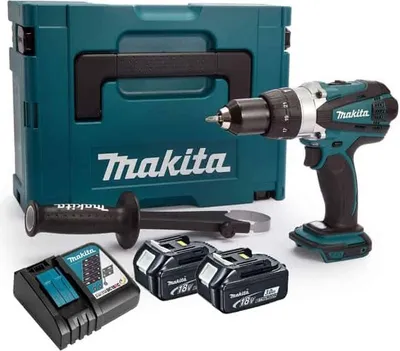 Image de Perceuse à percussion 18V LXT (2x3.0 Ah) en MAKPAC - MAKITA DHP458RFJ