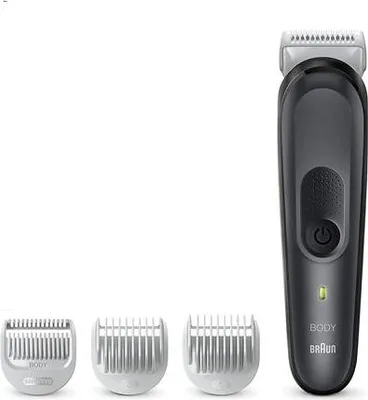 Zdjęcie produktu dla Braun Series 3 BG3350, AC/Bateria, Czarny, Szary