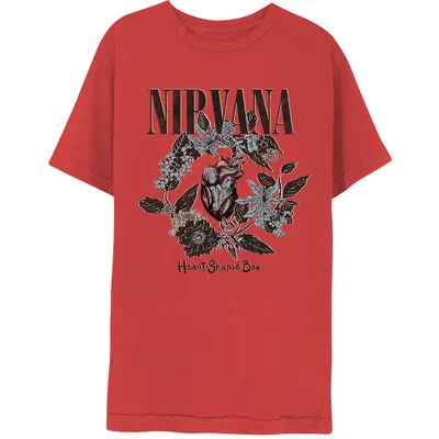 Produktbild von Nirvana Heart Shape Box Red M T-Shirt