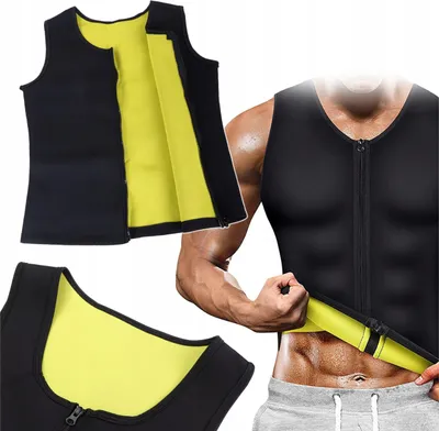 Obrázok produktu pre Pánske Neoprénové Tričko Zoštíhľujúce Fitness Tréning Športová Sauna