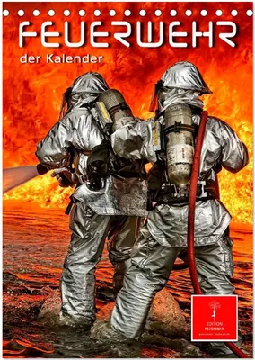 Produktbild von Feuerwehr - der Kalender (Tischkalender 2026 DIN A5 hoch), CALVENDO Monatskalender