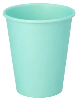 Produktbild von Trinkbecher, Pappe "To Go" 0,2 l Ø 8 cm · 9,2 cm türkis