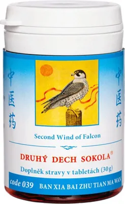 Immagine prodotto di 039 Il Secondo Respiro del Falco (BAN XIA BAI ZHU TIAN MA WAN), 100 tbl