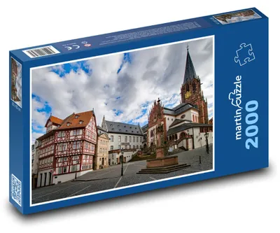 Produktbild von Puzzle 2000 Historisches Zentrum von Aschaffenburg - martinpuzzle