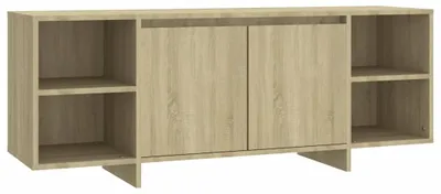 Produktbild von vidaXL TV-Schrank Sonoma-Eiche 130x35x50 cm Holzwerkstoff