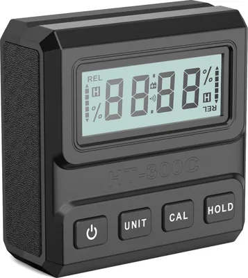 Produktbild von Digitaler Winkelmesser, magnetisches Winkelmessgeraet, Wasserwaage, Neigungsmesser, LCD-Anzeige mit starker magnetischer Adsorption, Messbereich 4 x 90 ¡ã, Winkel- und Neigungsumrechnung fuer Bau, Holzbearbeitung, Automobilbau