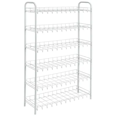 Produktbild von Metaltex SHOE6, offen, Weiß, 6 Regale, 640 mm, 1040 mm, 230 mm