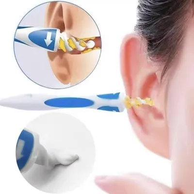 Obrázek produktu pro CHPN – Odstraňovač ušního mazu – Spiralní odstraňovač ušního mazu – Čistič uší – Čištění uší – Čištění uší – Silikonová hlava