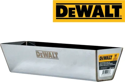 Produktbild von Spachtelkasten DEWALT Schlammpfanne aus rostfreiem Stahl 355mm 2-334