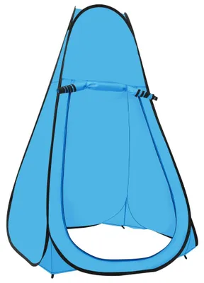 Produktbild von vidaXL Pop-Up Duschzelt Blau
