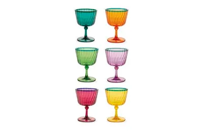 Immagine prodotto di Set 6 Calici in acrilico colorati cl 25