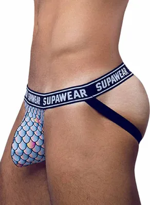 Produktbild von SUPAWEAR - Herren Unterwäsche - POW Jockstrap Sea Monsta - 1x Größe L
