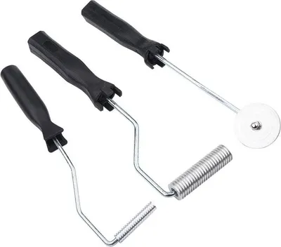 Obrázek produktu pro 3dílná sada obsahující váleček na odstraňování bublin, stěrku na bubliny, sadu hliníkové slitiny a skleněných vláken pro formování, pryskyřici a kompozitní materiály
