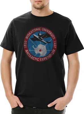 Produktbild von Urban Backwoods Miskatonic Cthulhu, Herren T-Shirt, Farbe: Schwarz, Größe: L